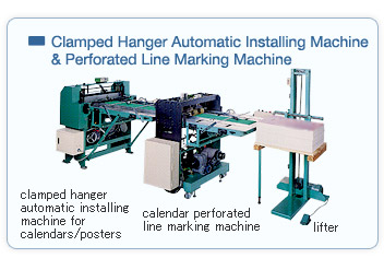 clamped Hanger Automatic Installing Machine & perforated line Marking Machine